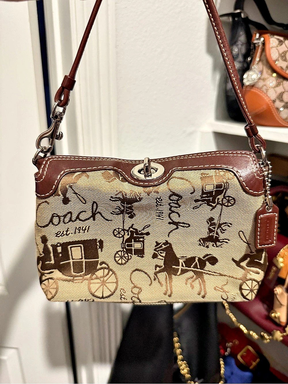 Y2K Coach Turnlock Wristlet